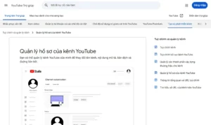Đổi tên kênh YouTube trên điện thoại và máy tính (2026) - Trung tâm trợ giúp YouTube