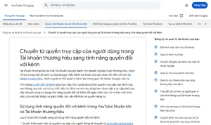 Phân quyền kênh YouTube: thêm người quản lý an toàn (2026) - Trung tâm trợ giúp YouTube