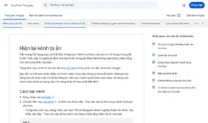 Xóa kênh YouTube hoặc ẩn tạm thời: hướng dẫn đầy đủ (2026) - Trung tâm trợ giúp YouTube